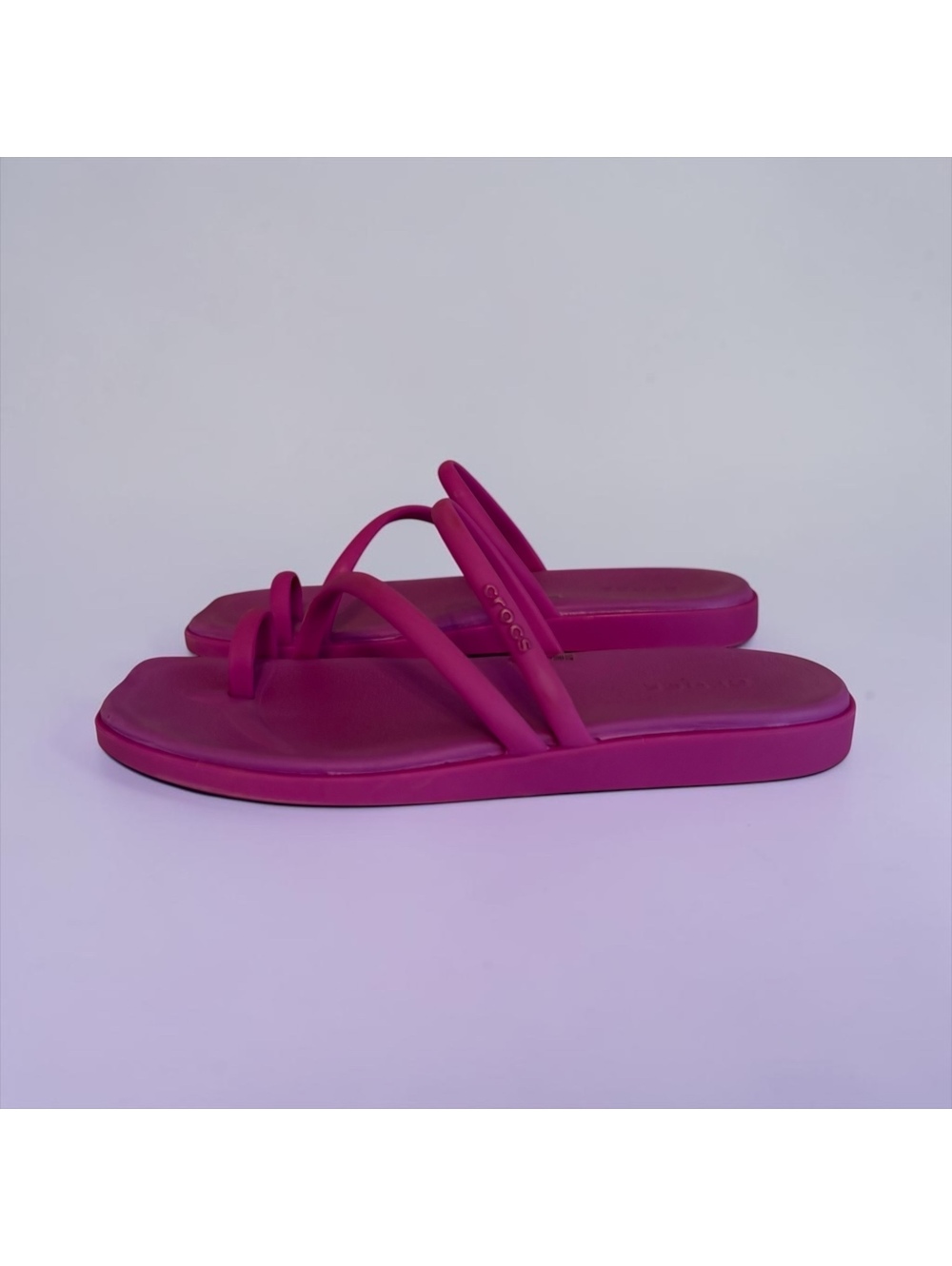 Crocs Getaway Strappy Sandals Pink Magenta Women’s Size 8 Slide Beach Casual